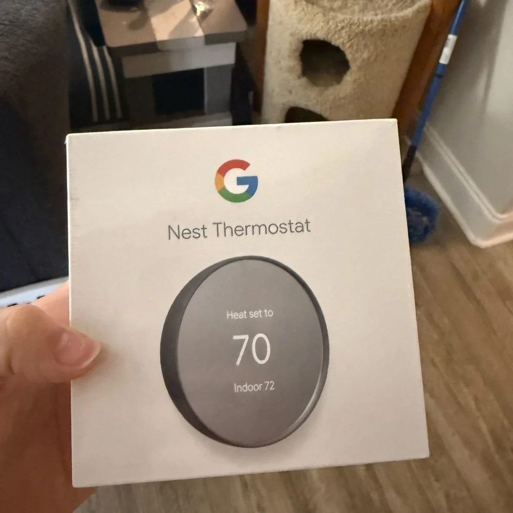 Google Smart Thermostat in Gray
